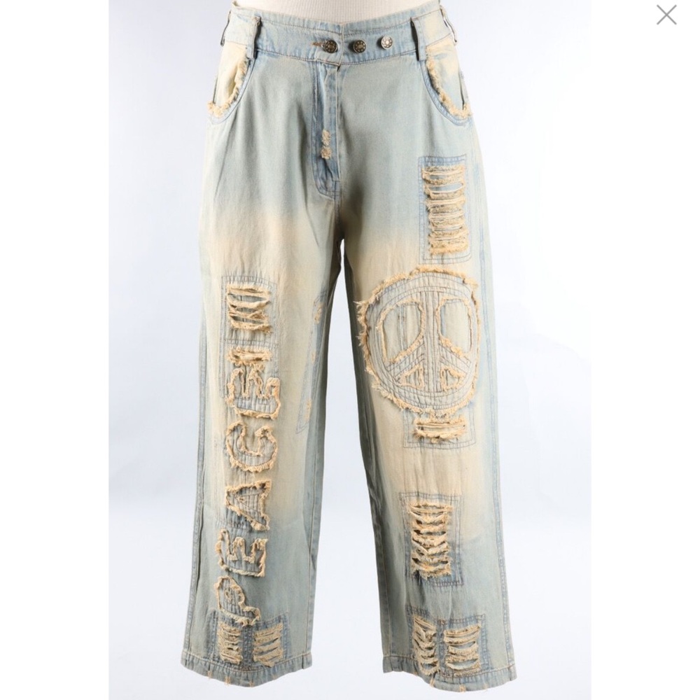 Paper Lace Peace Jeans